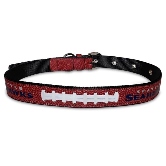 NWT NFL Seattle Seahawks Leather Dog Collar Large unused - Picture 7 of 8